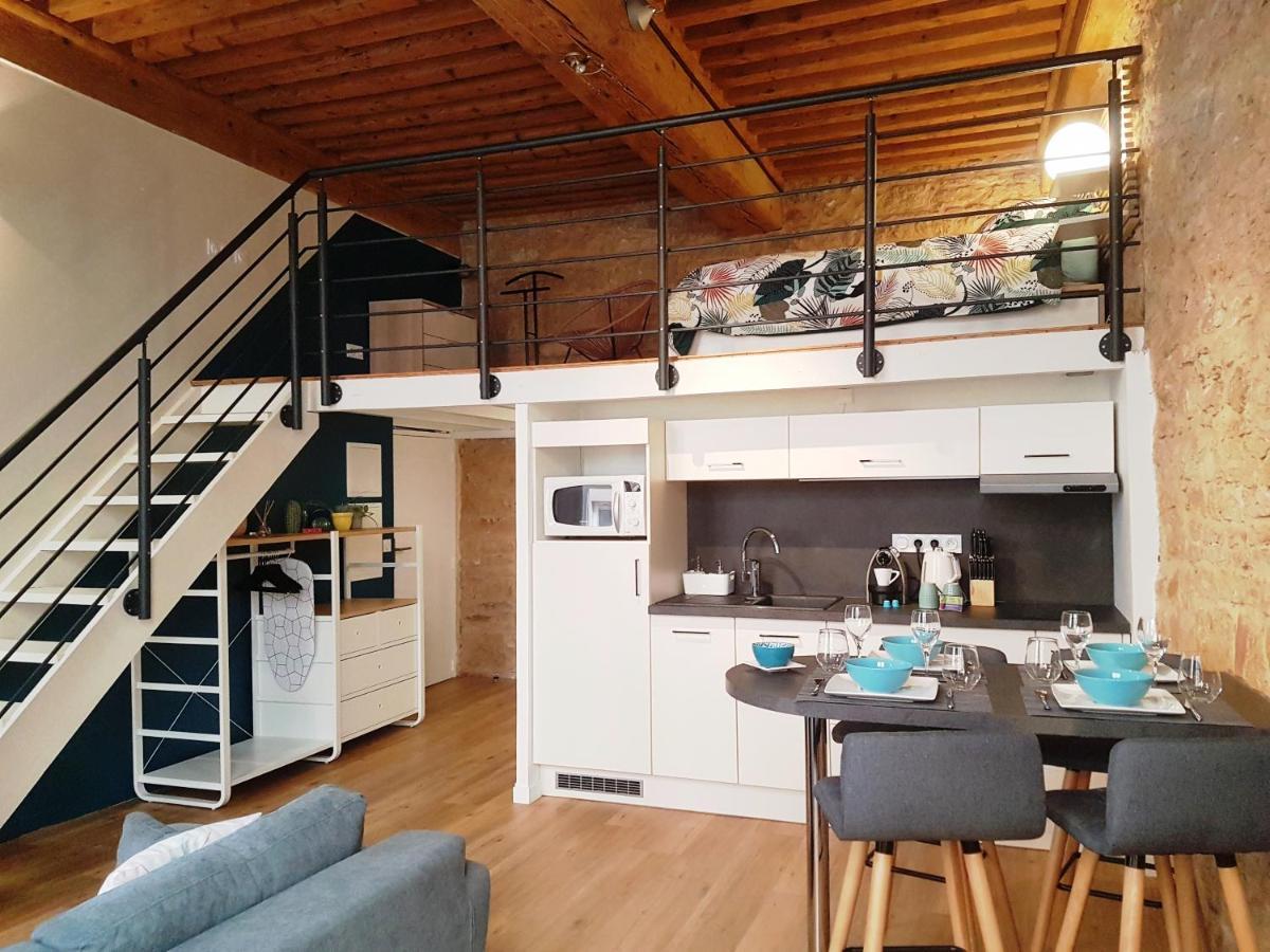 Charmant Appartement Style Canut Pentes Croix Rousse Lyon Eksteriør billede